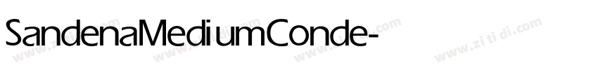 Sandena Medium Conde字体转换 Sandena Medium Conde字体转换